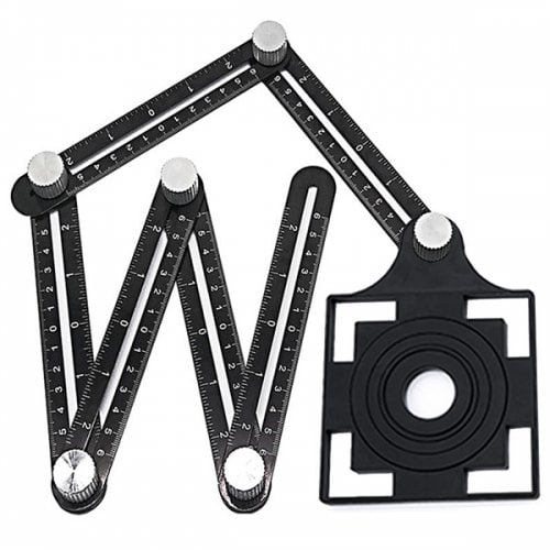 דיל 1+1 – סרגל מדידה רב זוויתי – Six Folding Ruler
