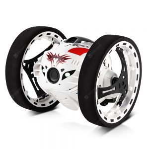GBlife 2.4GHz Wireless Bounce Car for Kids – White