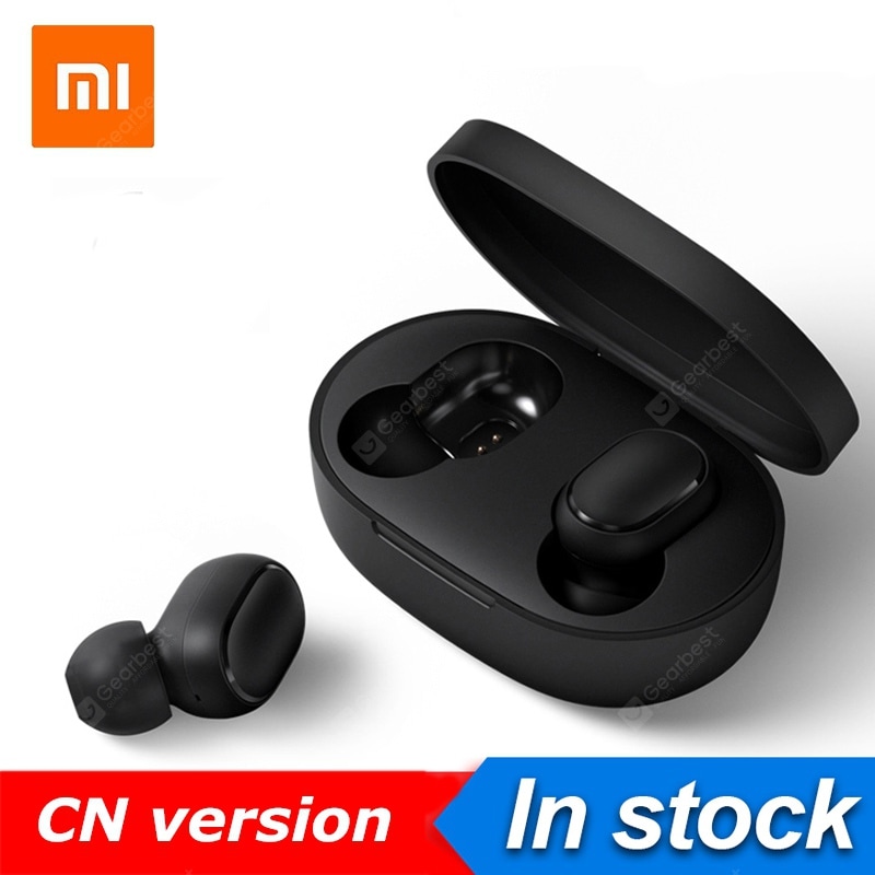 אוזניות – Xiaomi Redmi Airdots TWS הדגם החדש – שחור