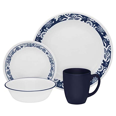 מערכת אוכל ל-4 סועדים Corelle 3567 כולל כוסות