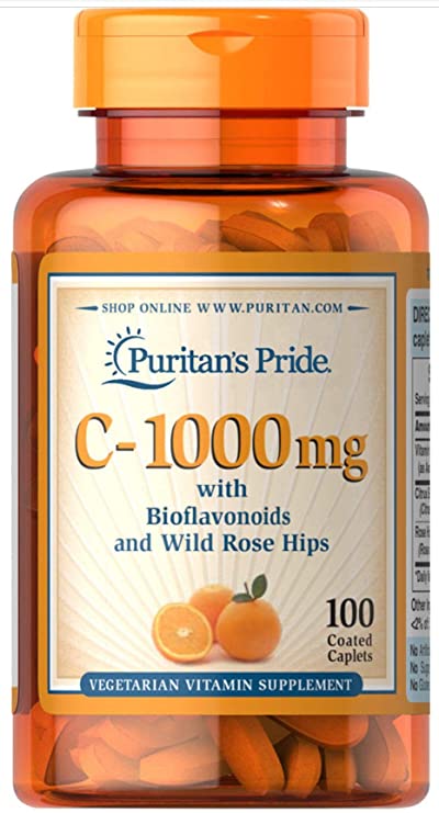 100 קפליות ויטמין סי 1000 מ"ג – Puritan's Pride Vitamin C