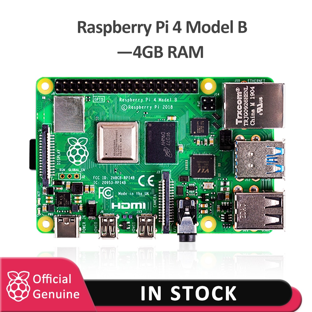 כרטיס פיתוח – Raspberry Pi 4 Model B 4GB