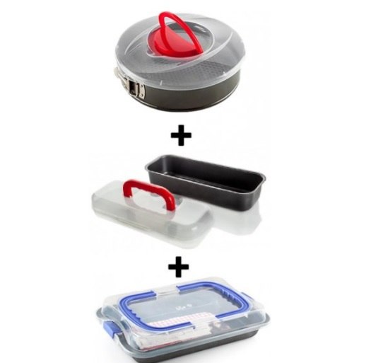 התבניות המבוקשות של Roso  כולל מכסה וידית נשיאה