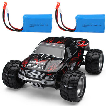 מכונית על שלט – Wltoys A979 1/18 4WD  עם 2 סוללות