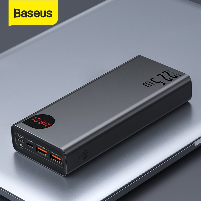 סוללת גיבוי של חברת Baseus 22.5W בנפח 20000mah
