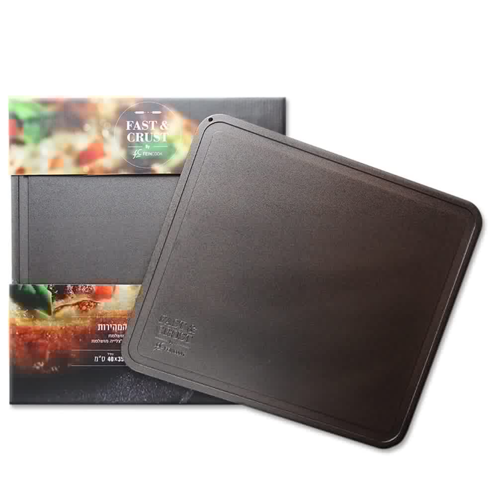 משטח אפייה וצלייה מהפכני FeinCook פיינקוק Fast&Crust