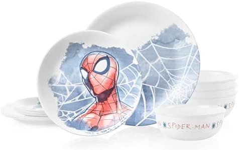 מערכת אוכל של Corelle מהדורת Marvel Spider-Man ל-4 סועדים
