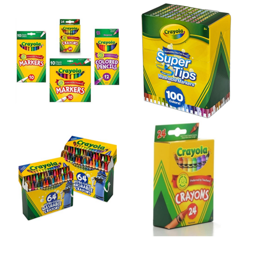 מוצרי קריולה Crayola במשלוח חינם!!