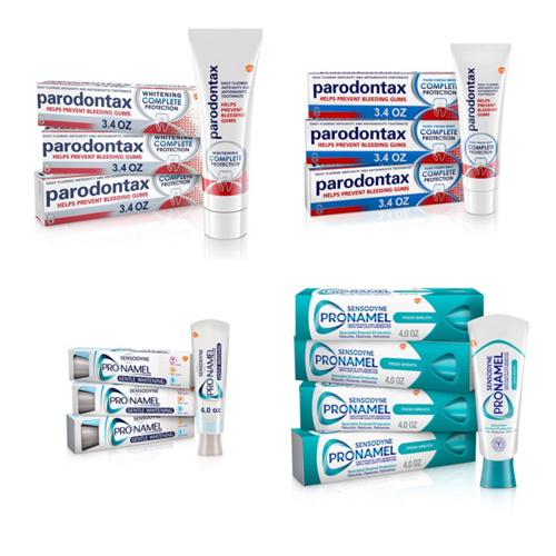משחות שיניים  Paradontax ו- Sensodyne  במשלוח חינם מאמזון