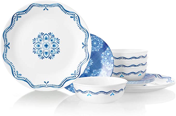 מערכת אוכל Corelle Lisbon Terrace ל-6 סועדים