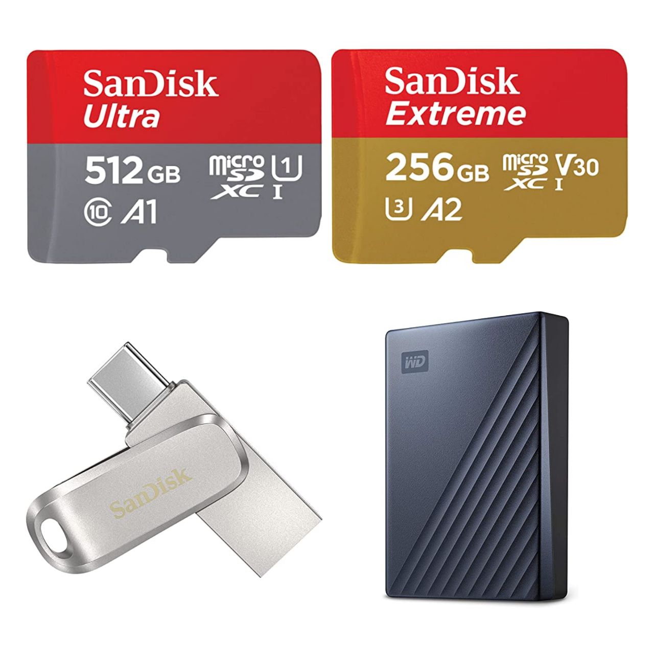 30% הנחה על מגוון מוצרי SanDisk ו-WD