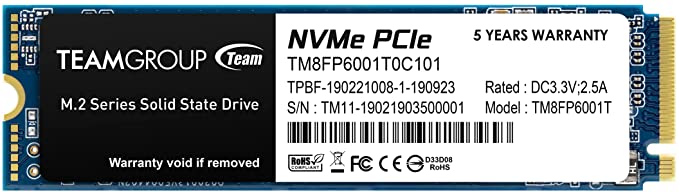 כונן TEAMGROUP MP33 1TB NVMe SSD M2