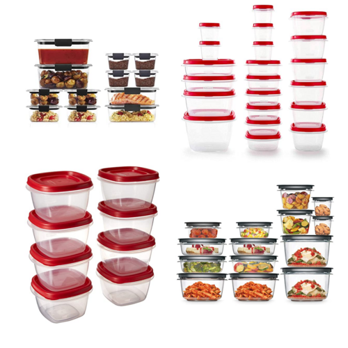  Rubbermaid 7J60 Easy Find Lid Square 2-Cup Food