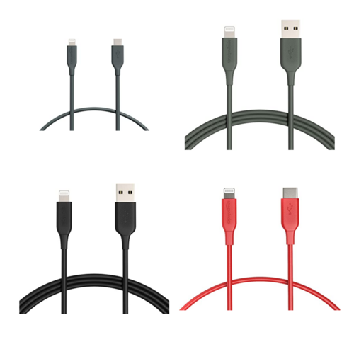 כבלי טעינה לאייפון מבית אמזון Amazon Basics MFi Certified