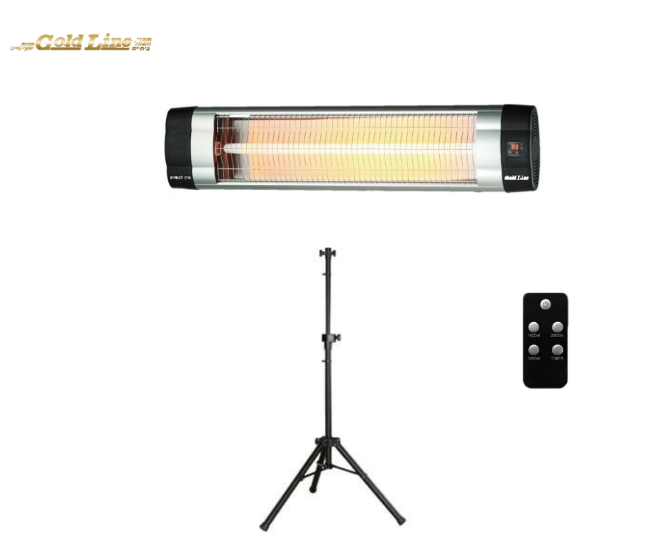 תנור חימום + שלט + חצובה "קליפסו" דגם Gold Line ATL-2609