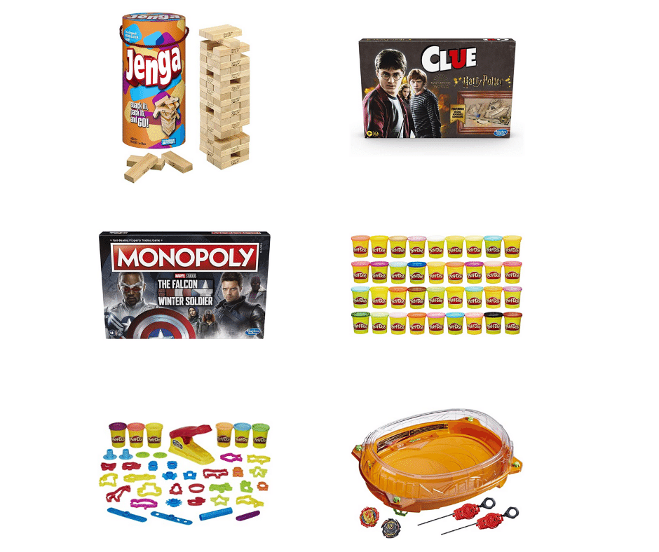 משחקי קופסה מבית Hasbro ו- Play-Doh עד 30% הנחה