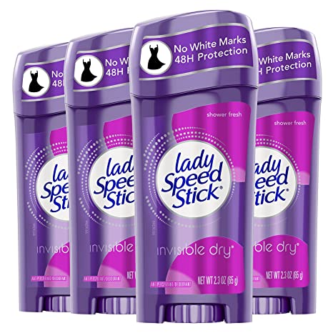 רביעיית דאודורנטים סטיק לנשים Lady Speed Stick Invisible Dry
