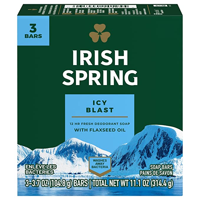 סבון מוצק Irish Spring Icy Blast שלישייה