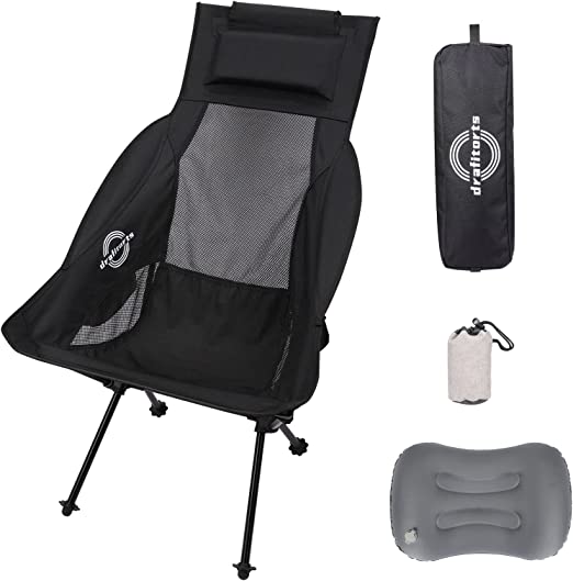 כיסא מתקפל אולטראלייט גב גבוהה Drafitorts