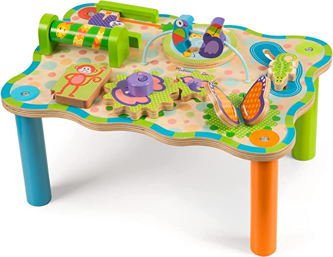 שולחן פעילות מעץ Melissa & Doug First Play Jungle