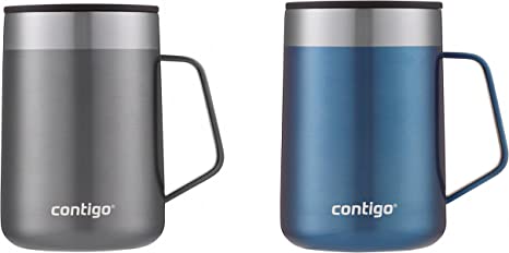 זוג ספלים תרמיים עם ידית Contigo Mug