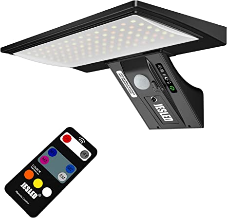 תאורת הצפה סולארית עם שלט JESLED 90 LED