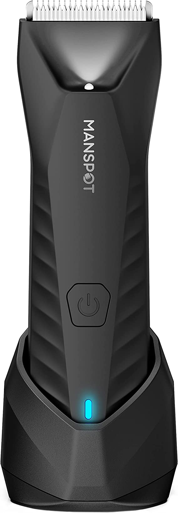 מכונת קיצוץ לכל הגוף MANSPOT Electric Groin Hair Trimmer כולל בסיס טעינה