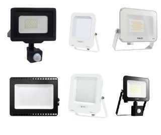 תאורות הצפה רגילות/ חיישן תנועה/ פוטוצל Nisko, Liper, Omega