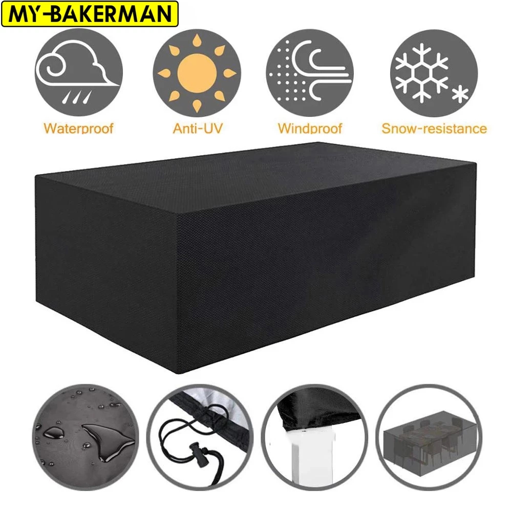 כיסויים עמידים לגשם ושמש לריהוט גן