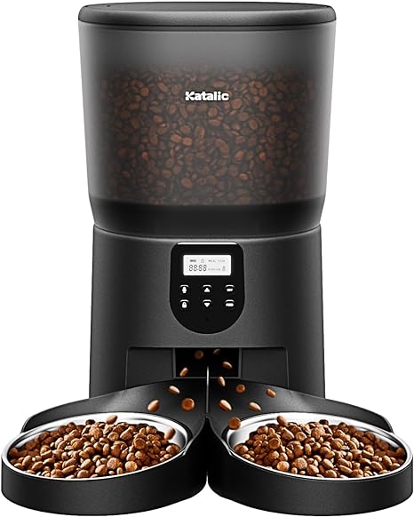 מאכיל אוטומטי כפל לשני חתולים Katalic