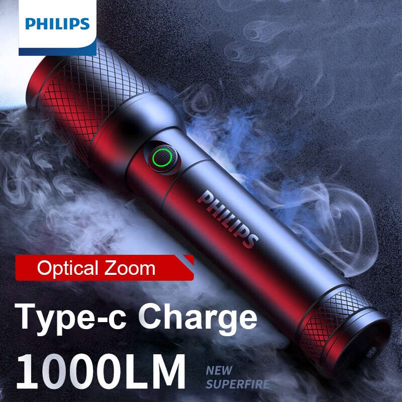 פנס יד עוצמתי נטען פיליפס 1000 לומן דגם Philips SFL6168