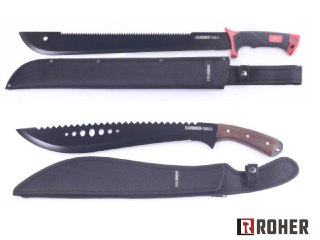 מצ'טה לשטח גב משונן 53-62 ס"מ מבית Roher