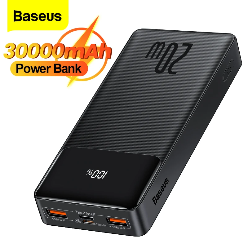 סוללת גיבוי ניידת באסוס Baseus 10000mAh 20W » דילז - מועדון צרכנות חברתית