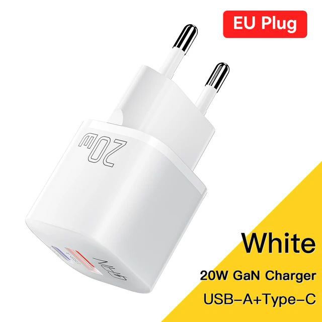 מטען מיני מהיר ESSAGER GaN Mini PD 20W Quick Charge