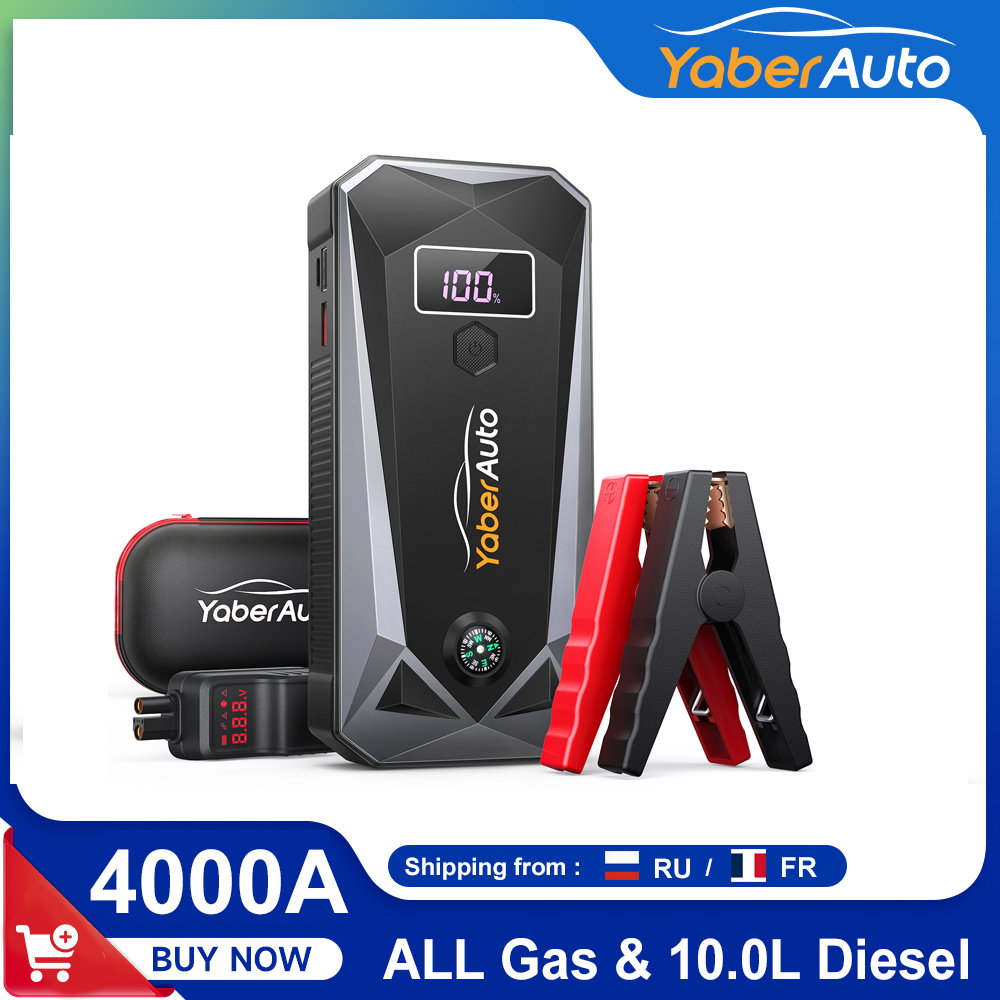 בוסטר התנעה Yaber YA40 26800mah 4000A