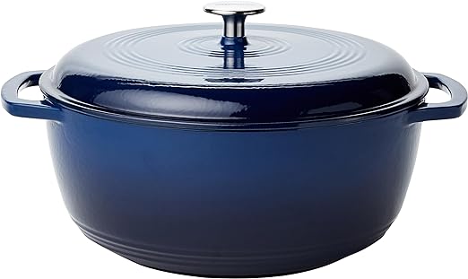 סיר ברזל יצוק ואמייל 7 ליטר Amazon Basics