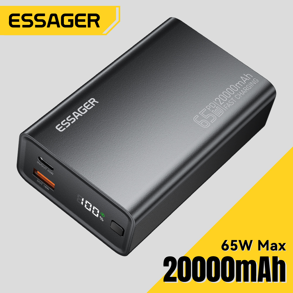 סוללה ניידת Essager 65W 20,000mAh