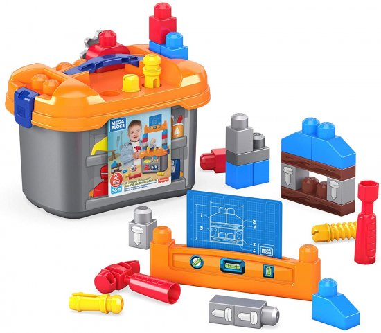 שולחן עבודה לבנאים קטנטנים Mega Bloks