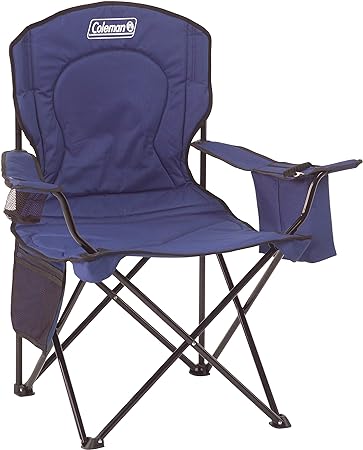 כסא קמפינג / ים מתקפל עם צידנית Coleman Quad Cooler