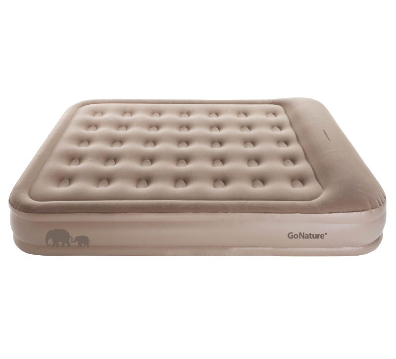 מזרון מתנפח זוגי עם משאבה פנימית Go Nature Queen Size Airbed