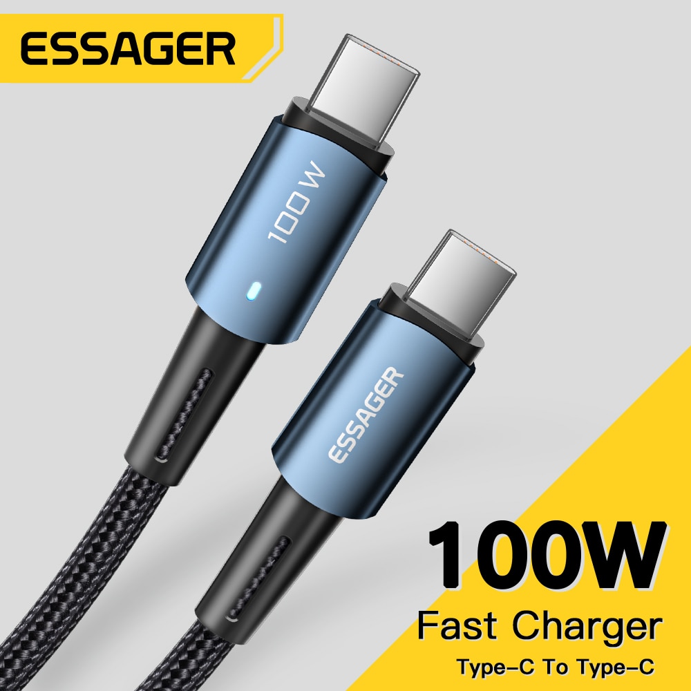 כבלי טעינה מהירה Essager Type-C 60W/100W מגוון אורכים
