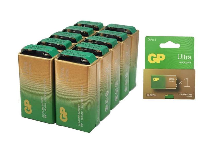 סוללות 9V מבית GP במחירים מיוחדים