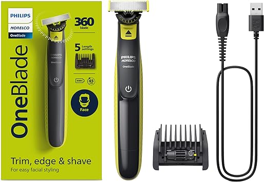 מכונת גילוח וטרימר היברידי Philips Norelco OneBlade 360 QP2724/90