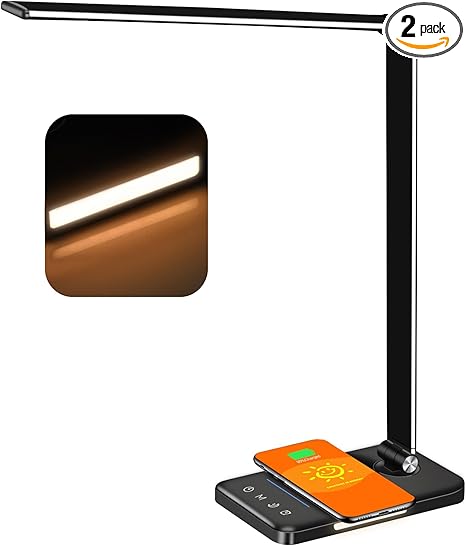 מנורת שולחן משולבת מטען אלחוטי AFROG 4th Gen