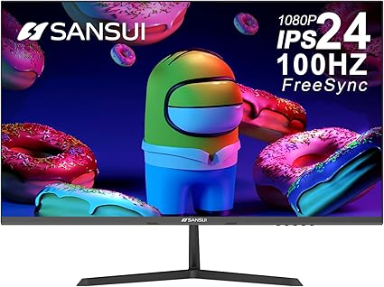 מסך מחשב סנסוי SANSUI Monitor 24 inch 100Hz IPS