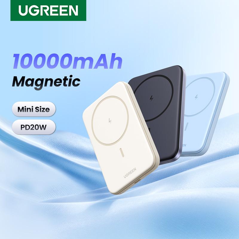 סוללת גיבוי מגנטית UGREEN PD20W – טעינה אלחוטית 10000mAh 🔋