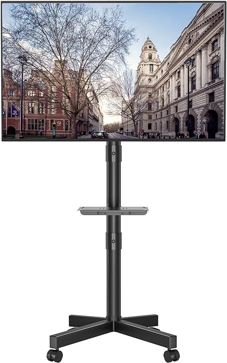 מעמד טלוויזיה נייד BONTEC עם גלגלים 23"-60”