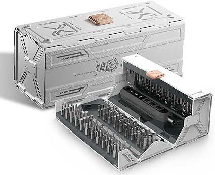 סט מברג נטען לשענים/אלקטרוניקה פרסישן מגנטי 180 ב-1 עם 3 עוצמות מומנט