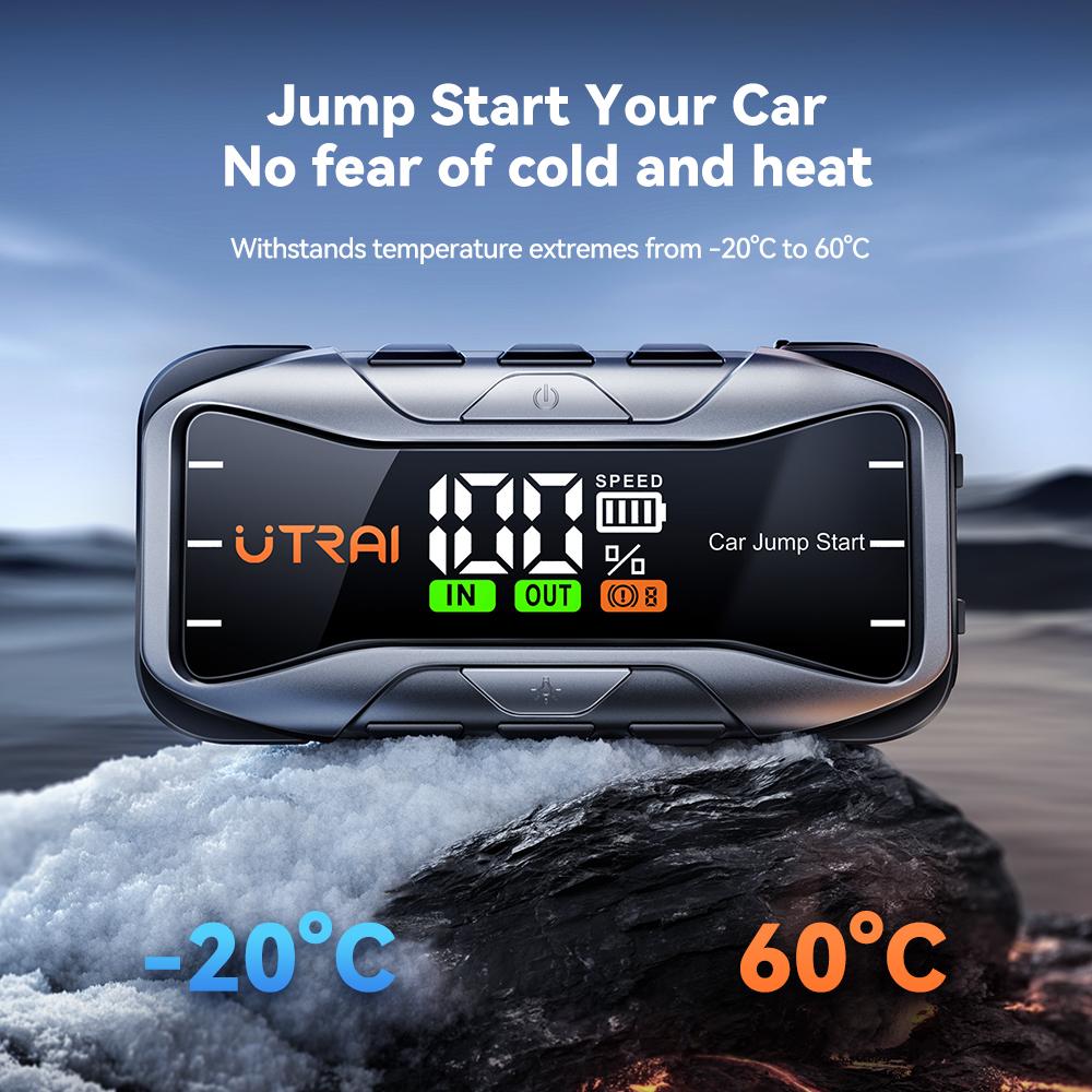 בוסטר התנעה חזק לרכב UTRAI JS-10 6000A 27000mAh