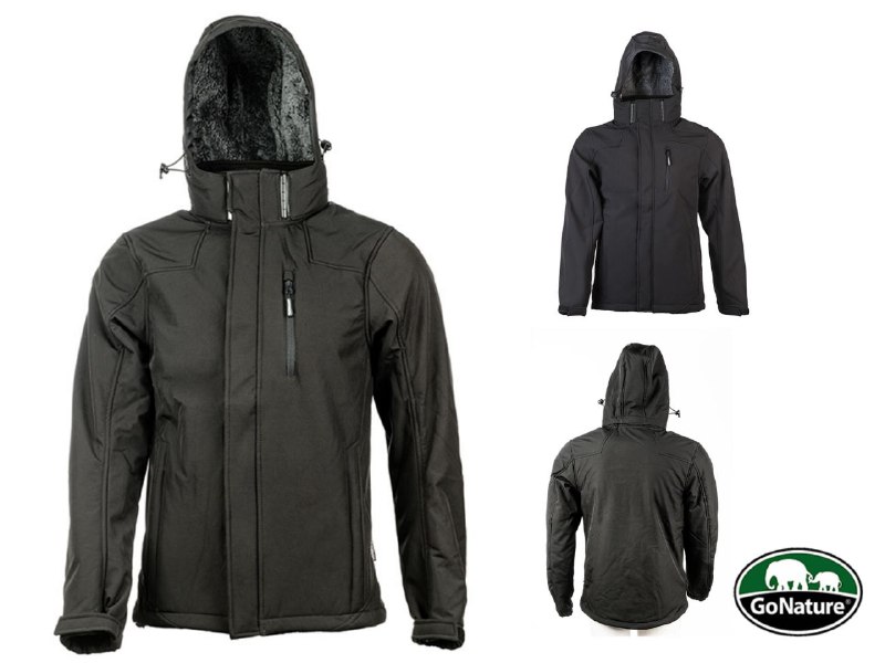 ג’קט סופטשל פרוותי עם כובע Go Nature Trail Angel